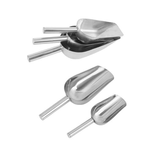 ZUNOXAZ 5 Stück Teiliges Edelstahl Mehl und Trockenfrüchte Schaufel Rostfrei Ergonomisch Poliert Vielseitig Einsetzbar für Küche Bar und Party Langlebig und Komfortabel zu Halten von ZUNOXAZ