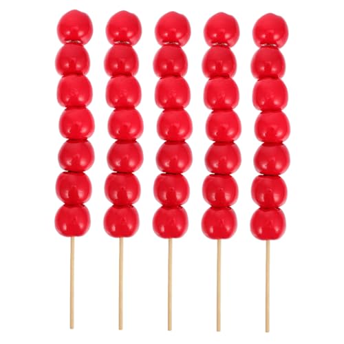 ZUNOXAZ 5 Stück Teiliges Künstliche Zuckerbeschichtete Eiszuckerstangen Dekoration Realistische Chinesische Snacks Modell Fotorequisite Traditionell mit Holzstab Langlebig und Detailgetreu ZUNOXAZ 5 Stück Teiliges Künstliche Zuckerbeschichtete Eiszuckerstangen Dekoration Realistische Chinesische Snacks Modell Fotorequisite Traditionell mit Holzstab Langlebig und Detailgetreu von ZUNOXAZ