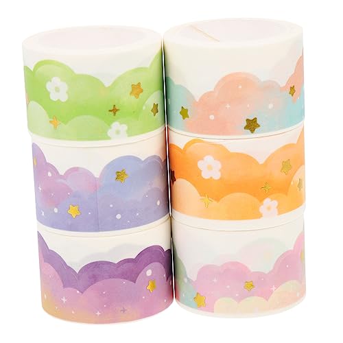 ZUNOXAZ 6 Rollen Washi Tapes mit Goldfolien Design Dekorative Vielseitige Klebebänder für DIY Scrapbooking Planer Tagebuch und Fotoalben Bunte Handbuch Deko Kreative Bastelaccessoires ZUNOXAZ 6 Rollen Washi Tapes mit Goldfolien Design Dekorative Vielseitige Klebebänder für DIY Scrapbooking Planer Tagebuch und Fotoalben Bunte Handbuch Deko Kreative Bastelaccessoires von ZUNOXAZ