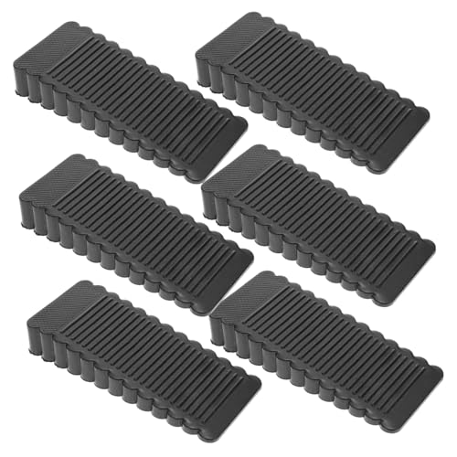 ZUNOXAZ 6 Stück Teiliges Türstopper Kindersicherem Schwarzem Silikon Rutschfeste Türkeile für Zuhause Schutz vor Einklemmen und Zugluft Geeignet für Wohn Schlafzimmer ZUNOXAZ 6 Stück Teiliges Türstopper Kindersicherem Schwarzem Silikon Rutschfeste Türkeile für Zuhause Schutz vor Einklemmen und Zugluft Geeignet für Wohn Schlafzimmer von ZUNOXAZ
