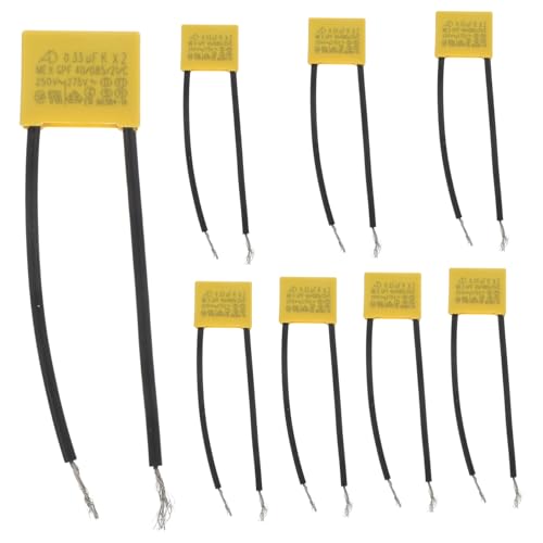 ZUNOXAZ 8 Stück Sicherheitskondensator mit Flexiblem Kabel und Schutzgehäuse Teiliges Geprüft nach Sicherheitsnormen für Isolationswiderstand und Durchschlagspannung für Stabile von ZUNOXAZ