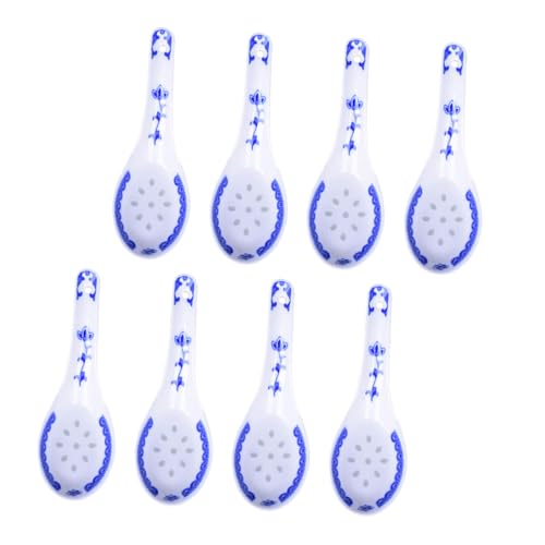 ZUNOXAZ 8 Stück Teiliges Keramik löffel Vielseitige Haushalts suppenkellen Hitzebeständig für Suppe Porridge Dessert Stilvolles Chinesisches Design für Tägliches Dinner und ZUNOXAZ 8 Stück Teiliges Keramik löffel Vielseitige Haushalts suppenkellen Hitzebeständig für Suppe Porridge Dessert Stilvolles Chinesisches Design für Tägliches Dinner und von ZUNOXAZ