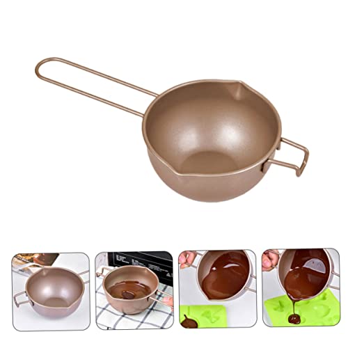 ZUNOXAZ Carbon Steel Schmelztopf Butter Schmelzen Schokolade Schmelzbehälter für Backen und Kochen Kompakter Leichter Schmelz Erwärmungstopf für Zuhause Küche Restaurant von ZUNOXAZ
