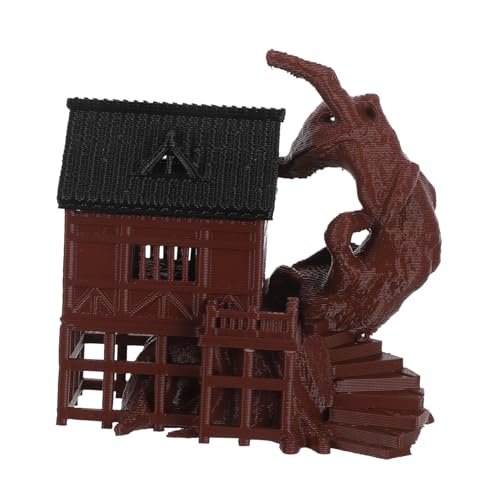 ZUNOXAZ Chinesische Landschaftsornamente Dekor Miniatur Landschaftsmodell Miniatur Feengartenhäuser Architekturmodell Ornamente Feengartenhaus Ornament Landhaushaus Aus von ZUNOXAZ