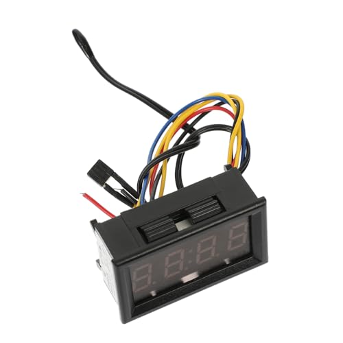ZUNOXAZ Digitales Auto Thermometer Uhr Volt-anzeige Armaturenbrett Elektronische Temperaturanzeige mit Nachtlicht Grün Einfache Installation Stilvolles Design für Fahrzeugzubehör ZUNOXAZ Digitales Auto Thermometer Uhr Volt-anzeige Armaturenbrett Elektronische Temperaturanzeige mit Nachtlicht Grün Einfache Installation Stilvolles Design für Fahrzeugzubehör von ZUNOXAZ