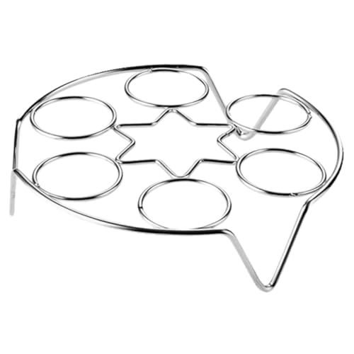 ZUNOXAZ Edelstahl Dampfgarer Eierhalter mit Multi Design Hitzebeständiges Langlebiges Küchensteamer Regal für Eier und Vielseitiges Dampfgaren Praktische Nutzung für Zuhause und von ZUNOXAZ