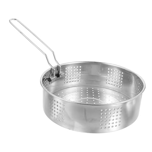 ZUNOXAZ Edelstahl Dampfkorb mit Klappbarem Griff Vielseitiger Dämpfeinsatz für Gemüse Reis Dim Sum Stabiles Hitzebeständiges Steamer Tablett für Töpfe Spülmaschinengeeignet Stapelbar von ZUNOXAZ