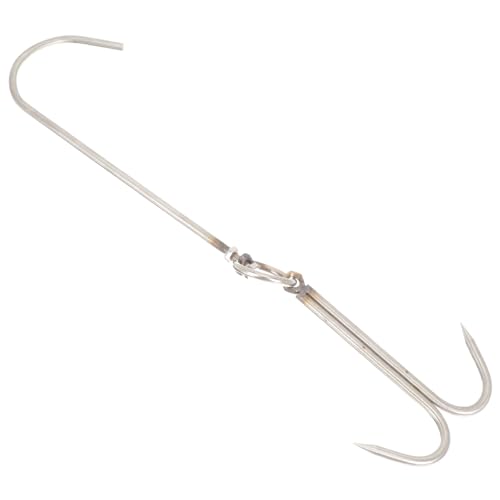 ZUNOXAZ Edelstahl Fleischhaken Robust Für Aufhängen von Lamm Rind Schweinefleisch Fleischerhaken Praktisch Langlebig Für Metzgerei Haushalt Gewerbe ZUNOXAZ Edelstahl Fleischhaken Robust Für Aufhängen von Lamm Rind Schweinefleisch Fleischerhaken Praktisch Langlebig Für Metzgerei Haushalt Gewerbe von ZUNOXAZ