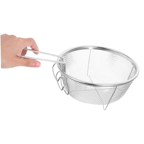 ZUNOXAZ Edelstahl Frittierkorb Faltbar Multifunktional für Pommes Frites Hähnchen Fischbällchen mit Stabilem Standfuß Feinmaschig zum Abtropfen und Filtern für Fritteuse und Küche ZUNOXAZ Edelstahl Frittierkorb Faltbar Multifunktional für Pommes Frites Hähnchen Fischbällchen mit Stabilem Standfuß Feinmaschig zum Abtropfen und Filtern für Fritteuse und Küche von ZUNOXAZ