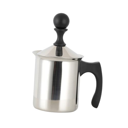 ZUNOXAZ Edelstahl Milchaufschäumer Handpumpe mit Doppeltem Filtersieb für Cappuccino Latte Art Zuhause Bar ZUNOXAZ Edelstahl Milchaufschäumer Handpumpe mit Doppeltem Filtersieb für Cappuccino Latte Art Zuhause Bar von ZUNOXAZ