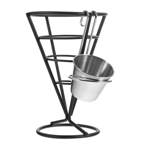 ZUNOXAZ Edelstahl Pommes Frites Halter Becher Snackkorb für Pommes Hähnchen Fisch Kompakt und Wiederverwendbar für Küche Restaurant Party Servierkörbchen Körbchen Servieren ZUNOXAZ Edelstahl Pommes Frites Halter Becher Snackkorb für Pommes Hähnchen Fisch Kompakt und Wiederverwendbar für Küche Restaurant Party Servierkörbchen Körbchen Servieren von ZUNOXAZ