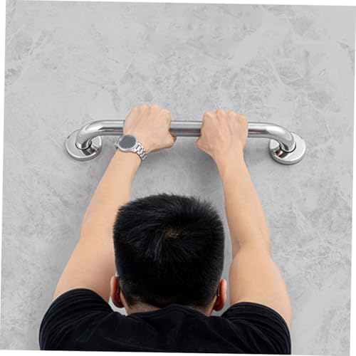 ZUNOXAZ Edelstahl Rutschfester Haltegriff Sicherer Bad Toiletten handlauf für Senioren Multifunktionaler Stützgriff für Dusche Badewanne Korrosionsbeständig und Langlebig von ZUNOXAZ
