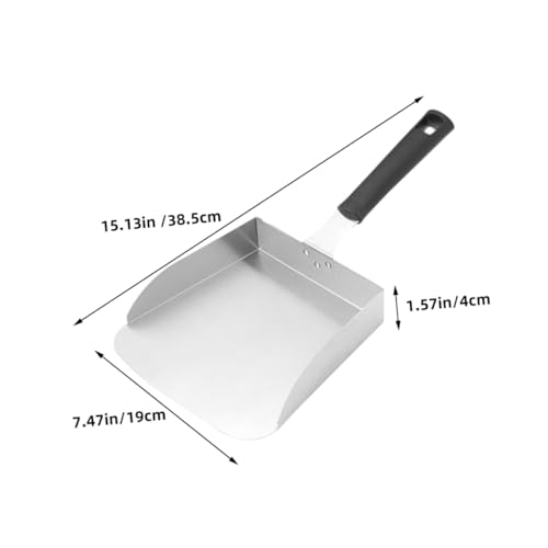 ZUNOXAZ Edelstahl Schaufel Küchenhelfer Multifunktionale Lebensmittelschaufel für Pommes Pizza Snacks und Grillgut mit Großer Fläche für Einfaches Portionieren und Servieren ZUNOXAZ Edelstahl Schaufel Küchenhelfer Multifunktionale Lebensmittelschaufel für Pommes Pizza Snacks und Grillgut mit Großer Fläche für Einfaches Portionieren und Servieren von ZUNOXAZ