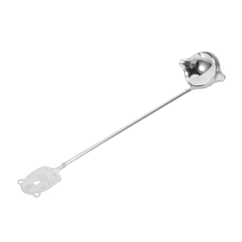 ZUNOXAZ Edelstahl Soßenkelle mit Langem Griff und Schrägem Ausgießer Spülmaschinenfest Spritzschutz Beidseitig Nutzbar Robuster Suppenkelle für Soßen und Suppen Ergonomisch und Langlebig von ZUNOXAZ