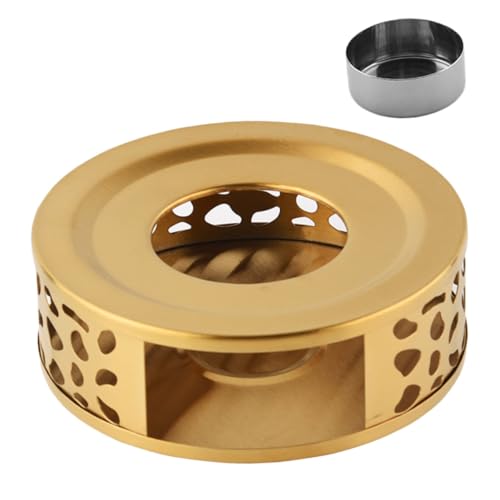 ZUNOXAZ Edelstahl Teewärmer mit Hohlraum Design Teekannen Heizplatte für Heißen Tee Kaffee und Suppen Teelicht Stövchen Warmhalter Tragbar und Robust mit Dekorativem Lichteffekt ZUNOXAZ Edelstahl Teewärmer mit Hohlraum Design Teekannen Heizplatte für Heißen Tee Kaffee und Suppen Teelicht Stövchen Warmhalter Tragbar und Robust mit Dekorativem Lichteffekt von ZUNOXAZ