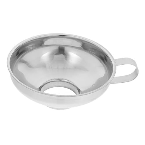 ZUNOXAZ Edelstahl Trichter mit Henkel Großer Einfülltrichter Öffnung Lebensmittelecht Vielseitiger Küchen Trichter für Marmelade Öl Soßen und Einmachgläser von ZUNOXAZ