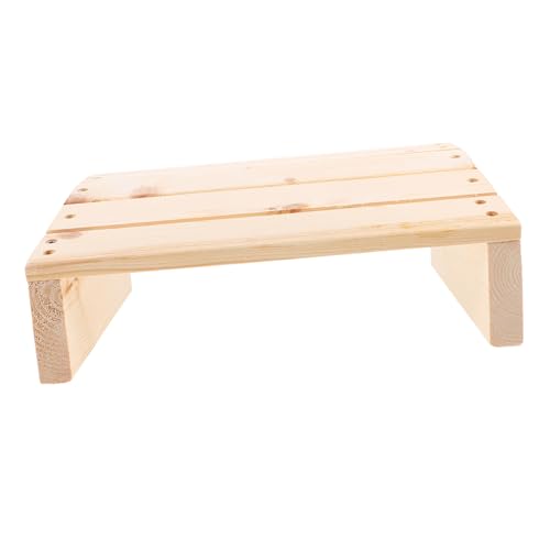 ZUNOXAZ Ergonomische Holz Fußstütze Schreibtisch Fußbank rutschfest Stabile Beinhocker für Büro und Zuhause zur Entspannung der Beine und Verbesserten Sitzhaltung von ZUNOXAZ