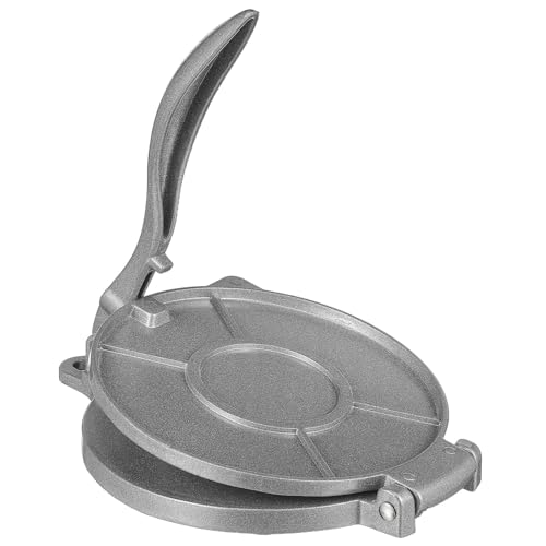 ZUNOXAZ Tortilla-maschine Aus Aluminiumlegierung Manuelle Teigpresse Für Tortillas Empanadas Und Pierogies Vielseitiges Küchenwerkzeug Zur Herstellung Von Maistortillas Und Mini-tortenböde ZUNOXAZ Tortilla-maschine Aus Aluminiumlegierung Manuelle Teigpresse Für Tortillas Empanadas Und Pierogies Vielseitiges Küchenwerkzeug Zur Herstellung Von Maistortillas Und Mini-tortenböde von ZUNOXAZ