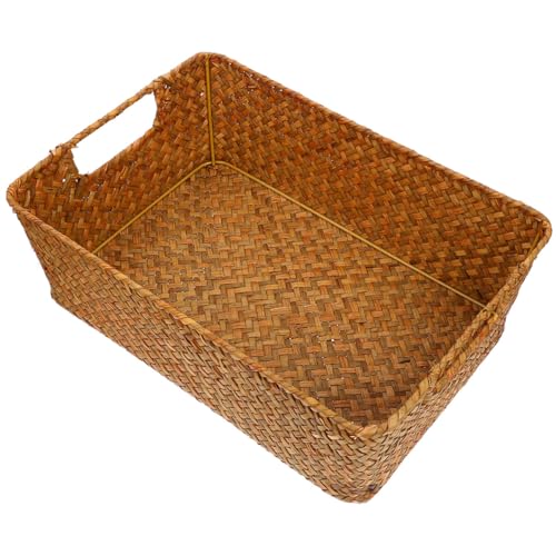 ZUNOXAZ Geflochtener Brotkorb Natürliche Aufbewahrungskorb Multifunktionaler Snack Kleinteilehalter für Küche Wohnzimmer Büro ohne Henkel ZUNOXAZ Geflochtener Brotkorb Natürliche Aufbewahrungskorb Multifunktionaler Snack Kleinteilehalter für Küche Wohnzimmer Büro ohne Henkel von ZUNOXAZ