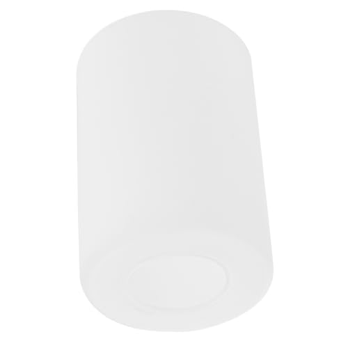 ZUNOXAZ Glas Lampenschirm Opalweiß Fassung Ersatz Lampenabdeckung für Pendelleuchte Wohnzimmer Schlafzimmer Modern Retro von ZUNOXAZ