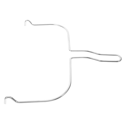 ZUNOXAZ Grillen Sie Pickup -Clip grillzubehör von Hähnchengrills Brathähnchengabel elektronische Ofenzange tragbare Hühnergabel Fleischgabel Grillrost galvanisiertes Eisen Silber von ZUNOXAZ