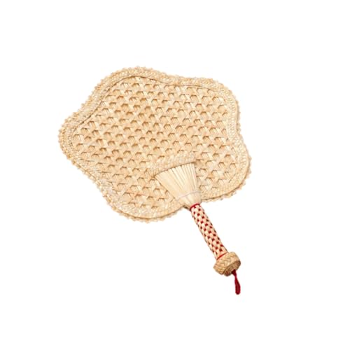 ZUNOXAZ Handgefertigter Gestrickter Handfächer aus Holz Leicht und Tragbar Fünfzackiges Blattdesign Natürlicher Sommer Accessoire für Party und Strandgebrauch ZUNOXAZ Handgefertigter Gestrickter Handfächer aus Holz Leicht und Tragbar Fünfzackiges Blattdesign Natürlicher Sommer Accessoire für Party und Strandgebrauch von ZUNOXAZ