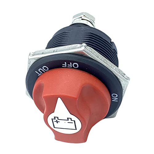 ZUNOXAZ Batterie Trennschalter 12v-24v Hauptschalter für Auto Boot Rv Langlebig und Sicher Messing Konstruktion Einsetzbar Verhindert Stromlecks von ZUNOXAZ