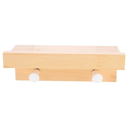 ZUNOXAZ Holz Wandregal mit Haken Schwebendes Wandboard Multifunktionales Wandmontage Regalbrett Geeignet für Wohnzimmer Küche Bad und Flur ZUNOXAZ Holz Wandregal mit Haken Schwebendes Wandboard Multifunktionales Wandmontage Regalbrett Geeignet für Wohnzimmer Küche Bad und Flur von ZUNOXAZ