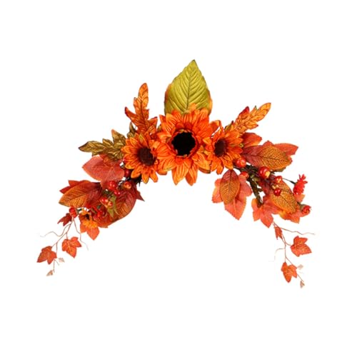 ZUNOXAZ Imitierter Ahornblatt Türkranz Herbstliche Dekoration Sonnenblumen-Girlande Hängend Für Haustür Wohnzimmer Fenster Wand Feierliche Erntedankfest Deko ZUNOXAZ Imitierter Ahornblatt Türkranz Herbstliche Dekoration Sonnenblumen-Girlande Hängend Für Haustür Wohnzimmer Fenster Wand Feierliche Erntedankfest Deko von ZUNOXAZ