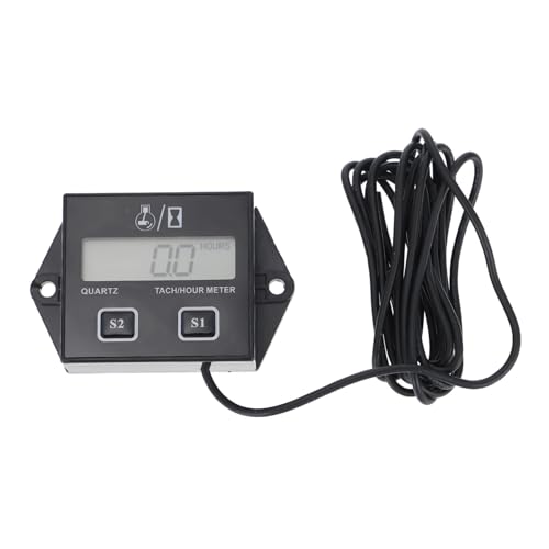 ZUNOXAZ Induktiver Benzinmotor Drehzahlmesser mit LCD Display und Timerfunktion Wartungserinnerung Kompatibel mit Takt und Takt Motoren Wie Motorsäge und Rasenmäher Robust und Einfach ZUNOXAZ Induktiver Benzinmotor Drehzahlmesser mit LCD Display und Timerfunktion Wartungserinnerung Kompatibel mit Takt und Takt Motoren Wie Motorsäge und Rasenmäher Robust und Einfach von ZUNOXAZ