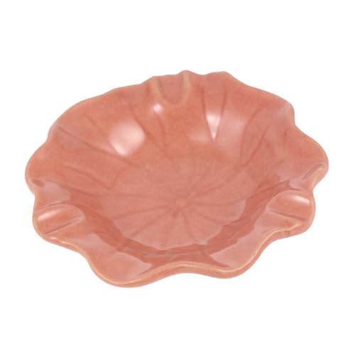 ZUNOXAZ Keramik Duftschale Aromatherapie Schale Ätherische Öle Spa Essential Oil Tray Rot Glatt Leicht zu Reinigen Kompakt für Beauty Salon Spa Zuhause Badezimmer von ZUNOXAZ