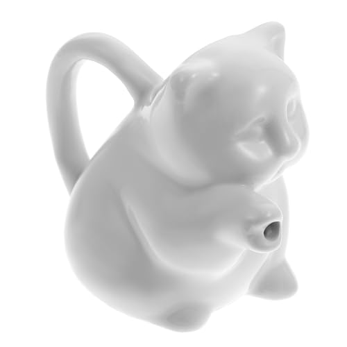 ZUNOXAZ Keramik Milchkännchen Weiß Katze Milchgießer Kaffeerahmbecher Modern Einfach Stilvoll Für Milch Kaffee Sauce Multifunktional Bpa Frei Glatt Poliert ZUNOXAZ Keramik Milchkännchen Weiß Katze Milchgießer Kaffeerahmbecher Modern Einfach Stilvoll Für Milch Kaffee Sauce Multifunktional Bpa Frei Glatt Poliert von ZUNOXAZ