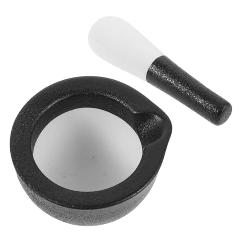 ZUNOXAZ Keramik und Stößel Set Mini Gewürzmörser Pfeffer Mahlen Schale Ergonomisch Rutschfest Langlebig Für Küche Restaurant und Kräuter Mahlgut von ZUNOXAZ