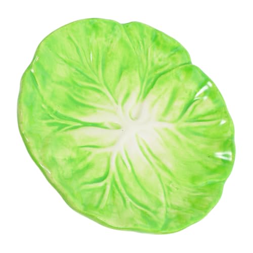 ZUNOXAZ Keramikteller Kohlförmig Kreatives Snack Tablett Kleine Servierplatte Leicht Für Salat Obst Reis Zuhause Restaurant Kaffeehaus ZUNOXAZ Keramikteller Kohlförmig Kreatives Snack Tablett Kleine Servierplatte Leicht Für Salat Obst Reis Zuhause Restaurant Kaffeehaus von ZUNOXAZ