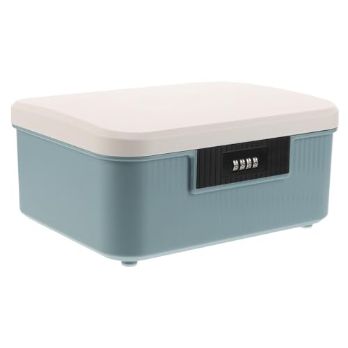 ZUNOXAZ Kombinationsschloss Aufbewahrungsbox mit Doppeltem Fach Sicherheitsbox für Dokumente Schmuck und Wertgegenstände Büro-Organizer Abschließbar Robust ZUNOXAZ Kombinationsschloss Aufbewahrungsbox mit Doppeltem Fach Sicherheitsbox für Dokumente Schmuck und Wertgegenstände Büro-Organizer Abschließbar Robust von ZUNOXAZ