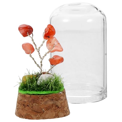ZUNOXAZ Kristall Bonsai Baum mit Glasabdeckung Dekorative Kristallbaum Figurine aus Natürlichem Kristall Handgefertigte Tischdeko für Büro Wohnzimmer und Geschenk Edle Edelstein Miniatur ZUNOXAZ Kristall Bonsai Baum mit Glasabdeckung Dekorative Kristallbaum Figurine aus Natürlichem Kristall Handgefertigte Tischdeko für Büro Wohnzimmer und Geschenk Edle Edelstein Miniatur von ZUNOXAZ