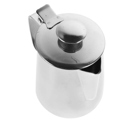 ZUNOXAZ Milchaufschäumer Kännchen mit Deckel Milchfrother für Latte Art für Espresso und Cappuccino Langlebig und Einfach zu Reinigen Geeignet für Zuhause Cafés und ZUNOXAZ Milchaufschäumer Kännchen mit Deckel Milchfrother für Latte Art für Espresso und Cappuccino Langlebig und Einfach zu Reinigen Geeignet für Zuhause Cafés und von ZUNOXAZ
