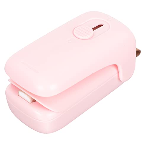 ZUNOXAZ Mini Handlicher Beutel Verschließer und Tragbarer Mini Heat Sealer für Snack und Lebensmittelbeutel Handliche Dichtungsmaschine Rosa für Vakuumbeutel und Frischhaltung ZUNOXAZ Mini Handlicher Beutel Verschließer und Tragbarer Mini Heat Sealer für Snack und Lebensmittelbeutel Handliche Dichtungsmaschine Rosa für Vakuumbeutel und Frischhaltung von ZUNOXAZ