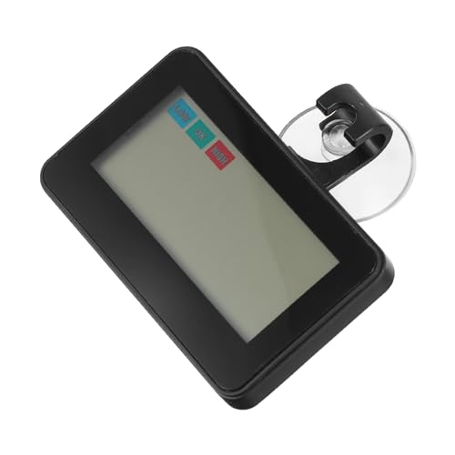 ZUNOXAZ Mini Kühlschrank Thermometer Hygrometer Digitales Hygrometer mit Alarmfunktion für Tiefkühlschrank und Lebensmittel Kompakt Magnet und Aufhängehaken für Zuhause und Unterwegs von ZUNOXAZ