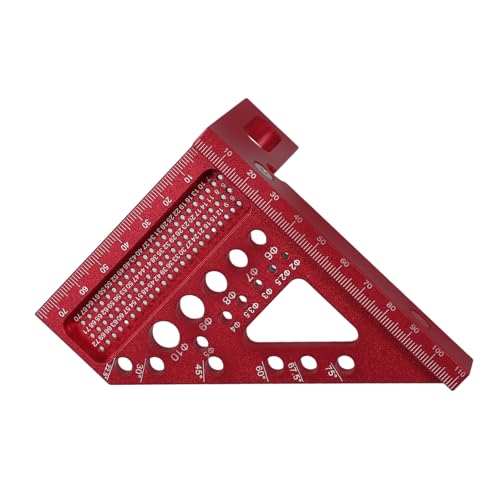 ZUNOXAZ Multifunktionales Winkelmaß aus Aluminiumlegierung mit Klarer Robustem Leichtbau und Präziser Messung Tragbares Anreißwerkzeug für Schreiner Ingenieure und Holzarbeiten ZUNOXAZ Multifunktionales Winkelmaß aus Aluminiumlegierung mit Klarer Robustem Leichtbau und Präziser Messung Tragbares Anreißwerkzeug für Schreiner Ingenieure und Holzarbeiten von ZUNOXAZ