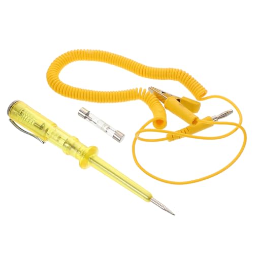 ZUNOXAZ Präziser Auto Spannungsprüfer Stift Dc mit Langlebigem Kunststoffgehäuse Tragbarer Kfz Stromkreisprüfer für Fahrzeugwartung und Elektrische Systemdiagnose ZUNOXAZ Präziser Auto Spannungsprüfer Stift Dc mit Langlebigem Kunststoffgehäuse Tragbarer Kfz Stromkreisprüfer für Fahrzeugwartung und Elektrische Systemdiagnose von ZUNOXAZ