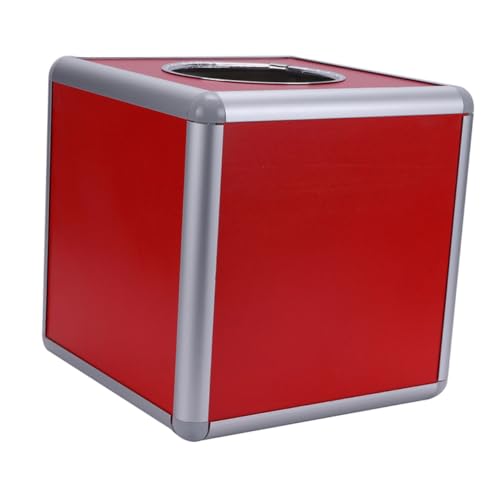 ZUNOXAZ Rote Losbox aus Aluminiumlegierung Mittelgroß Multifunktionaler Spenden Losbehälter für Partys Jahrestreffen und Büroaktivitäten mit Undurchsichtigem Schlitz Zufällige Farbe ZUNOXAZ Rote Losbox aus Aluminiumlegierung Mittelgroß Multifunktionaler Spenden Losbehälter für Partys Jahrestreffen und Büroaktivitäten mit Undurchsichtigem Schlitz Zufällige Farbe von ZUNOXAZ