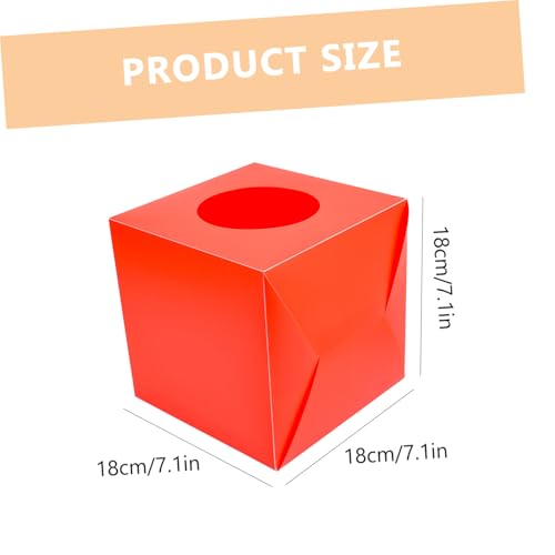 ZUNOXAZ Rote Losbox aus Hochwertigem Kunststoff Blickdicht mit Rundem Einwurf für Spenden Wahlurne und Partyspiele Sorgt für Gerechtigkeit und Lebendige Atmosphäre ZUNOXAZ Rote Losbox aus Hochwertigem Kunststoff Blickdicht mit Rundem Einwurf für Spenden Wahlurne und Partyspiele Sorgt für Gerechtigkeit und Lebendige Atmosphäre von ZUNOXAZ