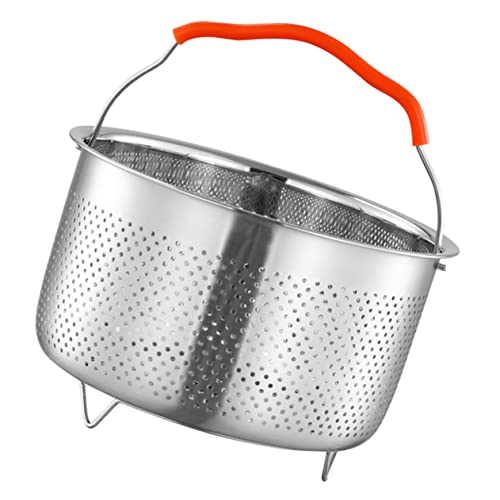 ZUNOXAZ Runder Edelstahl Dampfkorb Multifunktionaler Dampfeinsatz mit Gleichmäßigen Löchern Kratzfest Geeignet für Reiskocher und Töpfe zum Gesunden Dünsten von Gemüse Eiern und Teigwaren ZUNOXAZ Runder Edelstahl Dampfkorb Multifunktionaler Dampfeinsatz mit Gleichmäßigen Löchern Kratzfest Geeignet für Reiskocher und Töpfe zum Gesunden Dünsten von Gemüse Eiern und Teigwaren von ZUNOXAZ
