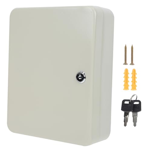 ZUNOXAZ Schlüsselschrank Fach Abschließbar mit Robustem Schloss Große Kapazität für Sichere Schlüsselaufbewahrung Verschleißfestes Material Wandmontierbar für Haus Büro und ZUNOXAZ Schlüsselschrank Fach Abschließbar mit Robustem Schloss Große Kapazität für Sichere Schlüsselaufbewahrung Verschleißfestes Material Wandmontierbar für Haus Büro und von ZUNOXAZ