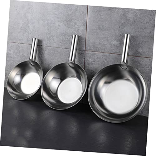 ZUNOXAZ Schöpfkelle Kurzgriff Flacher Boden Ergonomisch Küchenhelfer Langlebig Leicht Zu Reinigen Vielseitig Für Haushalt Und Garten von ZUNOXAZ