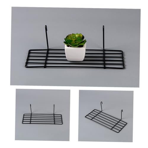 ZUNOXAZ Schwarzes Hängendes Draht Aufbewahrungsregal mit Geradem Fach für Rasterwand Stapelbares Wandregal für Wohnzimmer Schlafzimmer Küche Wandmontiertes Grid Panel Lagerregal ZUNOXAZ Schwarzes Hängendes Draht Aufbewahrungsregal mit Geradem Fach für Rasterwand Stapelbares Wandregal für Wohnzimmer Schlafzimmer Küche Wandmontiertes Grid Panel Lagerregal von ZUNOXAZ