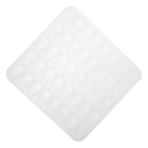 ZUNOXAZ Silikon Backform Fach Schädel Motiv für Halloween Kekse Fondant DIY Backzubehör Langlebig und Antihaftbeschichtet Vielseitig für Backen und Basteln von ZUNOXAZ
