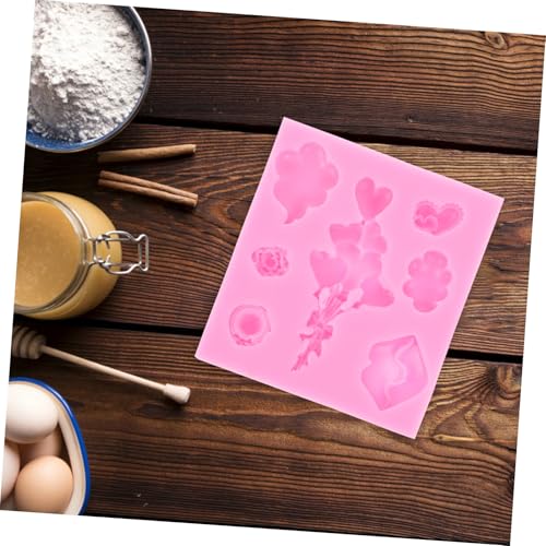 ZUNOXAZ Silikon Backform Herzform für Schokolade Pralinen Fondant DIY Langlebig Flexibel Lebensmittelecht Vielseitig für Kuchen Süßigkeiten Kerzen Seife für Kreative Backprojekte von ZUNOXAZ