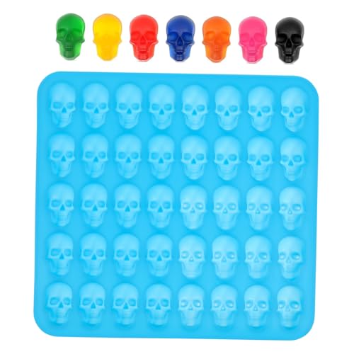 ZUNOXAZ Silikon Keksform Halloween Mini Totenkopf Backform Bpa Frei Langlebig Kreatives Backzubehör für Kekse Pancakes Käse DIY Party Dekoration ZUNOXAZ Silikon Keksform Halloween Mini Totenkopf Backform Bpa Frei Langlebig Kreatives Backzubehör für Kekse Pancakes Käse DIY Party Dekoration von ZUNOXAZ